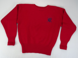 Vintage Polo Ralph Lauren Scribble RLPC Mens Sz L Wool Sweater Size Heav... - £76.08 GBP