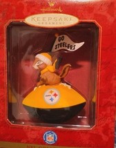 Nice 1999  Pittsburgh Steelers Go Steelers Cat Ornament - €10,60 EUR