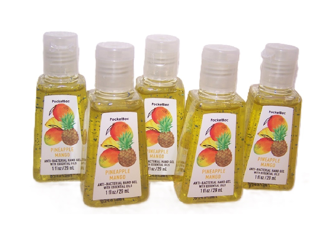 Pineapple Mango PocketBac Hand Sanitizer 5 Pack Bath & Body Works
