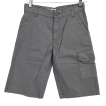 Levi&#39;s Boys Cargo Shorts Size 14 Waist 27&quot; Gray Relaxed Fit - $14.00