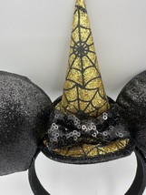 2024 Disney Halloween  Minnie Mouse Ears Headband Limited Edit. Sparkle Witch - £10.68 GBP