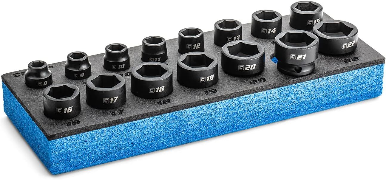 Capri Tools Stubby Impact Socket Set (3/8&quot; Drive/Metric Set) - $58.95