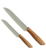 Gibson Home Seward 2 Piece Stainless Steel Santoku Knife Cutlery Set wit... - $80.24 CAD