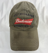 2017 Nebraska Governors Cup Budweiser Beer Baseball Cap Hat Adjustable-Back - £11.10 GBP