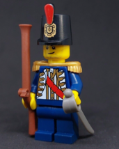 Lego Pirates Minifigure Blue Coat Royal Soldier Figure - £12.76 GBP