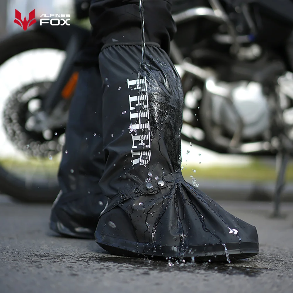 Covers waterproof reusable motorcycle cycling bike rain boot reflective rainproof shoes thumb200