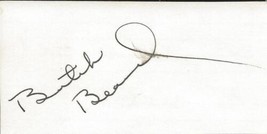 Butch Beard Signed Index Card Louisville Warriors Knicks - £15.79 GBP