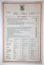 Vintage 1950s Hotel Admiral Beatty Full Menu St. John New Brunswick, Canada - £47.96 GBP