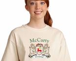 McCarty Irish Coat of arms tee Shirt in Natural - £12.08 GBP+