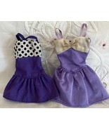 2 Vintage Barbie Dresses One Marked Genuine Barbie Fashion - $9.90