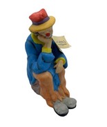 Emmett Kelly Jr Collection Porcelain Clown  Flambro Statue Figurine Sad ... - £15.71 GBP