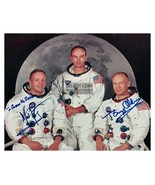 NEIL ARMSTRONG BUZZ ALDRIN MICHEAL COLLINS AUTOGRAPHED 8X10 PHOTOGRAPH R... - $8.49