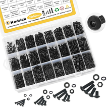  2000PCS Metric Screw Assortment Kit – M2 M3 M4 M5 Bolts, Nuts &amp; Washers - $30.48