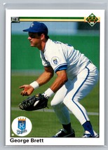 1990 Upper Deck #124 George Brett Card Kansas City Royals Baseball error - £1.08 GBP