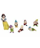 Snow White And The Seven Dwarfs Ceramic Figurines Missing Happy - £30.73 GBP