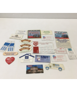 Refrigerator magnets advertising lot preowned used fridge magnets hospit... - $19.75