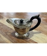 Vintage Art Deco Plated Gravy Boat ~ Creamer ~ 6.25&quot; x 5&quot; - $317.41 MXN