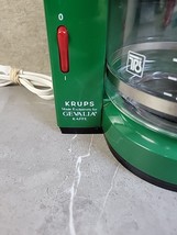 KRUPS Gevalia Coffee Maker 10 Cup Green Type 396 - £26.26 GBP