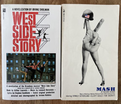 WEST SIDE STORY Irving Shulman 90s Broadway Novel New &amp; MASH Richard Hooker ‘71. - £16.55 GBP