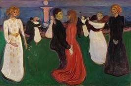 Art Edvard Munch - The dance of life repro Print Giclee Canvas - £7.58 GBP+