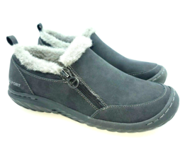 JSPORT Elenor Faux Shearling All Terrain Shoes - Black, Size US 6M *used - £18.88 GBP