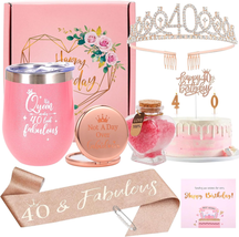 Birthday Gifts for Women,40Th Birthday Gifts for Women,40Th Celebration Gifts fo - £26.78 GBP