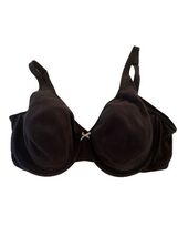 Lane Bryant Cacique Women&#39;s Underwire T-Shirt Bra Black 46DD - $259.91 MXN