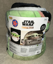 Star Wars Funko Mandalorian The Child Plush Throw Blanket Baby Yoda Grogu New - £21.17 GBP