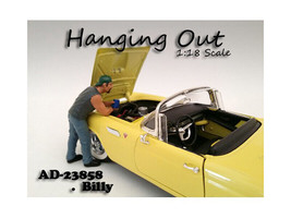 Hanging Out Billy Figure For 1:18 Scale Models American Diorama - $20.39