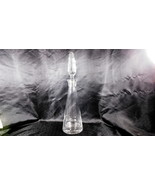 Unusual Tall Clear Crystal Decanter # 21843 - $36.99