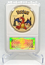 Pokemon Charizard Gold Collectible Coin W/ Case, Great Gift/Display Piece - £15.54 GBP