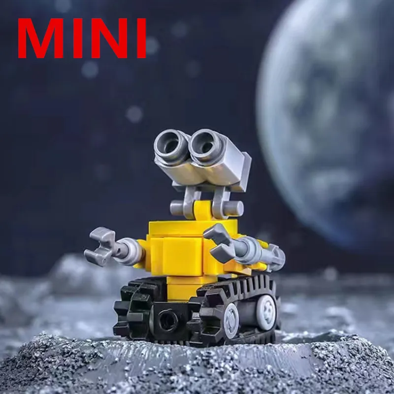 Mini Walle Movie WALL.E Eva Robot Model Building Blocks Bricks Sets Class - $11.00