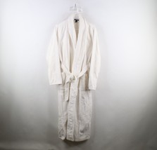 Vintage Lands End Womens Medium Distressed Heavyweight Belted Terry Cloth Robe - £39.18 GBP