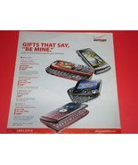 Verizon Cell Phone Advertisement Flyer Vintage 2010 - $9.99