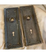 2 Antique/Vintage Door Plate, Backplate, Escutcheon, Knob, Back Plate, A... - $530.75 MXN