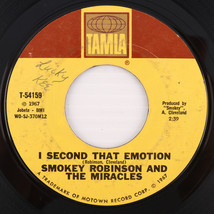 Smokey Robinson – I Second That Emotion / You Must Be Love - 45 rpm 7&quot; Single - £9.56 GBP