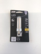Bulb Feit Electric LED G9 Light Bulb, Bright White 6.5 W Dimmable 5x Longer - $10.69