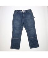 Vtg Carhartt Mens 42x30 Spell Out Relaxed Fit Wide Leg Double Knee Denim... - €59,65 EUR