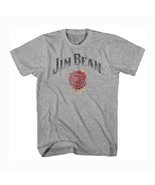Jim Beam Mens T-Shirt Gray Logo Sizes Small NWT - £10.95 GBP