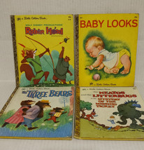 Baby Looks + Robin Hood: Little Golden Books Originals - Rare - Free Shipping - £78.31 GBP