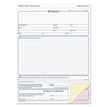 TOPS Proposal Form, 3-Part, Carbonless, 8.5 x 11 Inches, Phantom Rule, 5... - $33.99