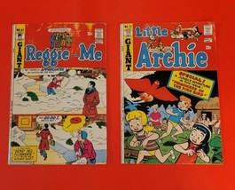 LOT (2) 1973 Archie Series Giant Comics (Little Archie #77; Reggie and Me #61) - £5.75 GBP
