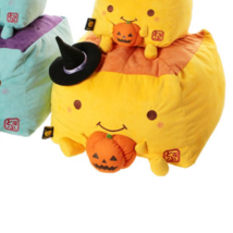 Halloween pumpkin Cushion Hannari  Stuffed Toy Cushion Size L Japan Gift Cute - £45.05 GBP