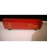 HO Scale Vintage Tyco 50&#39; Boxcar SANTA FE RR # 49277 &quot;El Capitan&quot; - $15.00