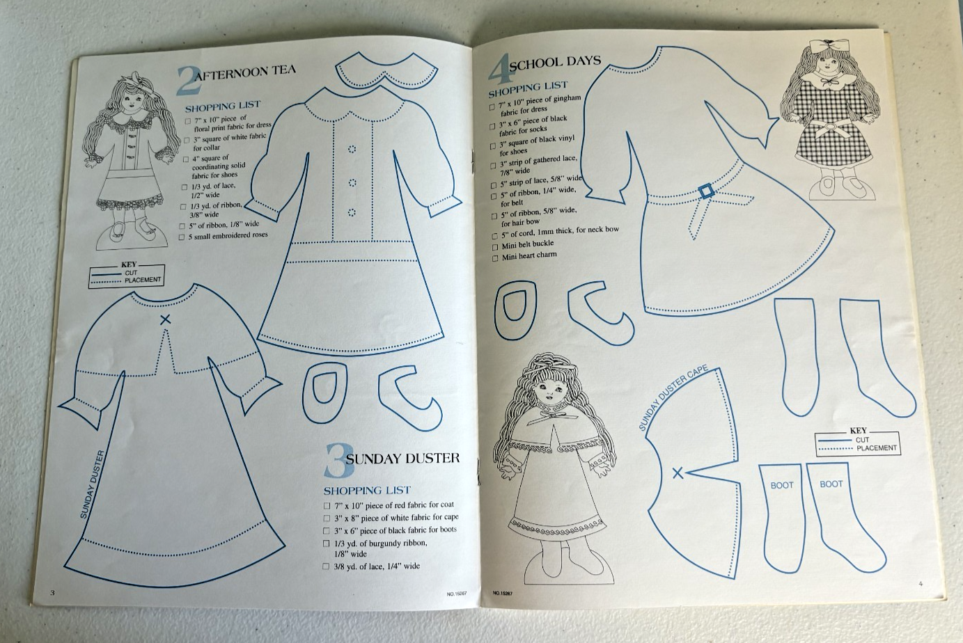 1995 McCall's Creates Betsy McCall Paper Doll Patterns No. 15267  6 Pages Item image 3