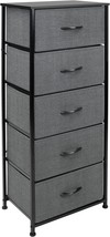 Sorbus Dresser Storage Tower, Organizer for Closet, Tall Dresser for Bedroom, - £55.84 GBP