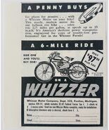 1948 Whizzer Motor Bike Advertisement Vintage Transportation Motorcycle ... - $14.01 CAD