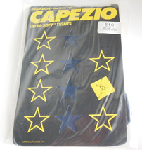 Ladies Capezio Dance Ballet Tights Navy Blue Footed M Ultra Soft Light S... - $10.95