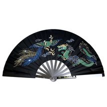 Golandstar Stainless Steel Tai Chi Fan Decorative Folding Fans Chinese Kung Fu F - $23.51