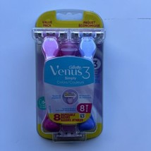 Gillette Venus Simply3 Disposable Razors for Women, 8 Count, 1 Pack - $14.39